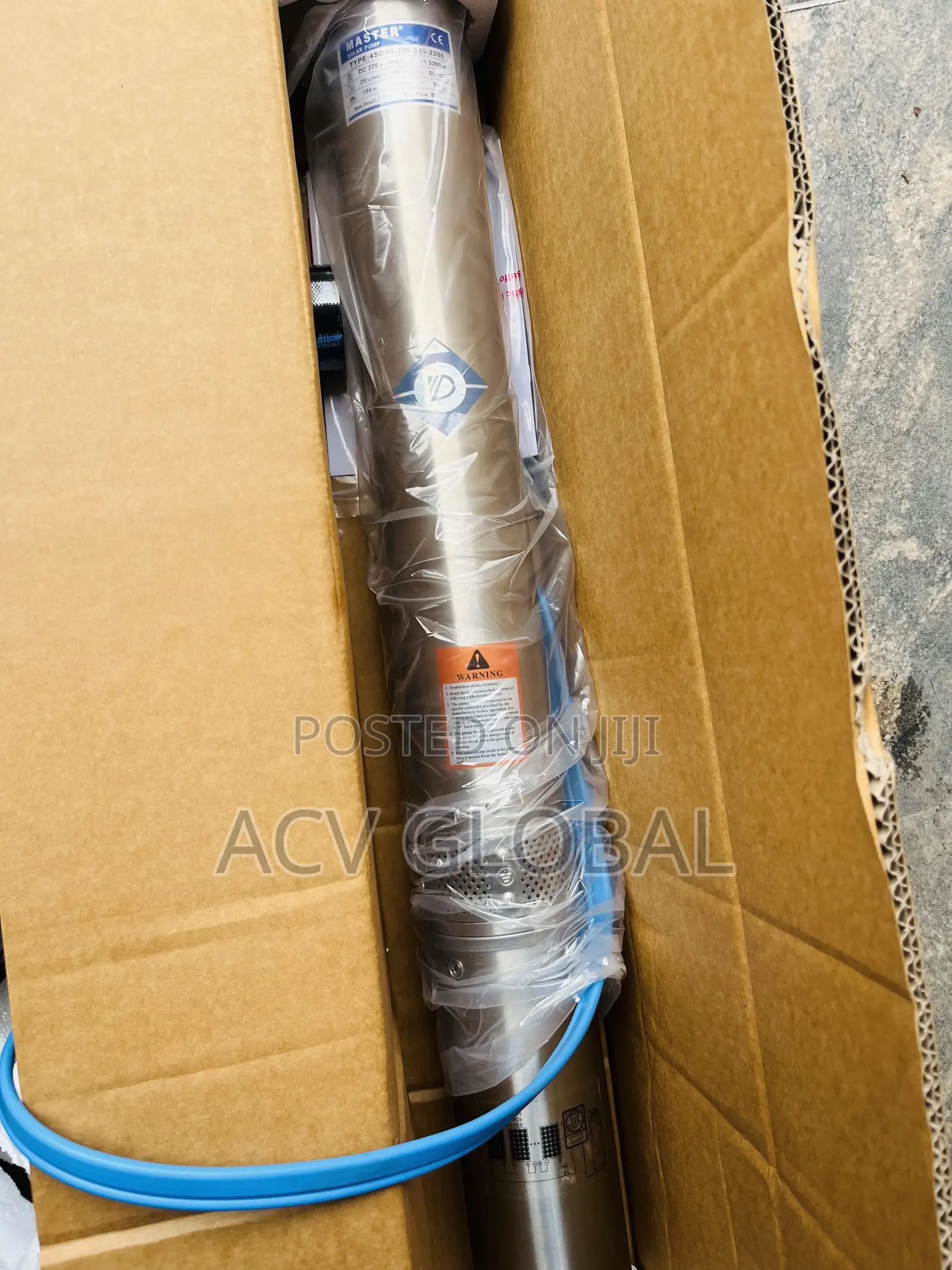 3hp Master Solar Submersible Pumping Machine
