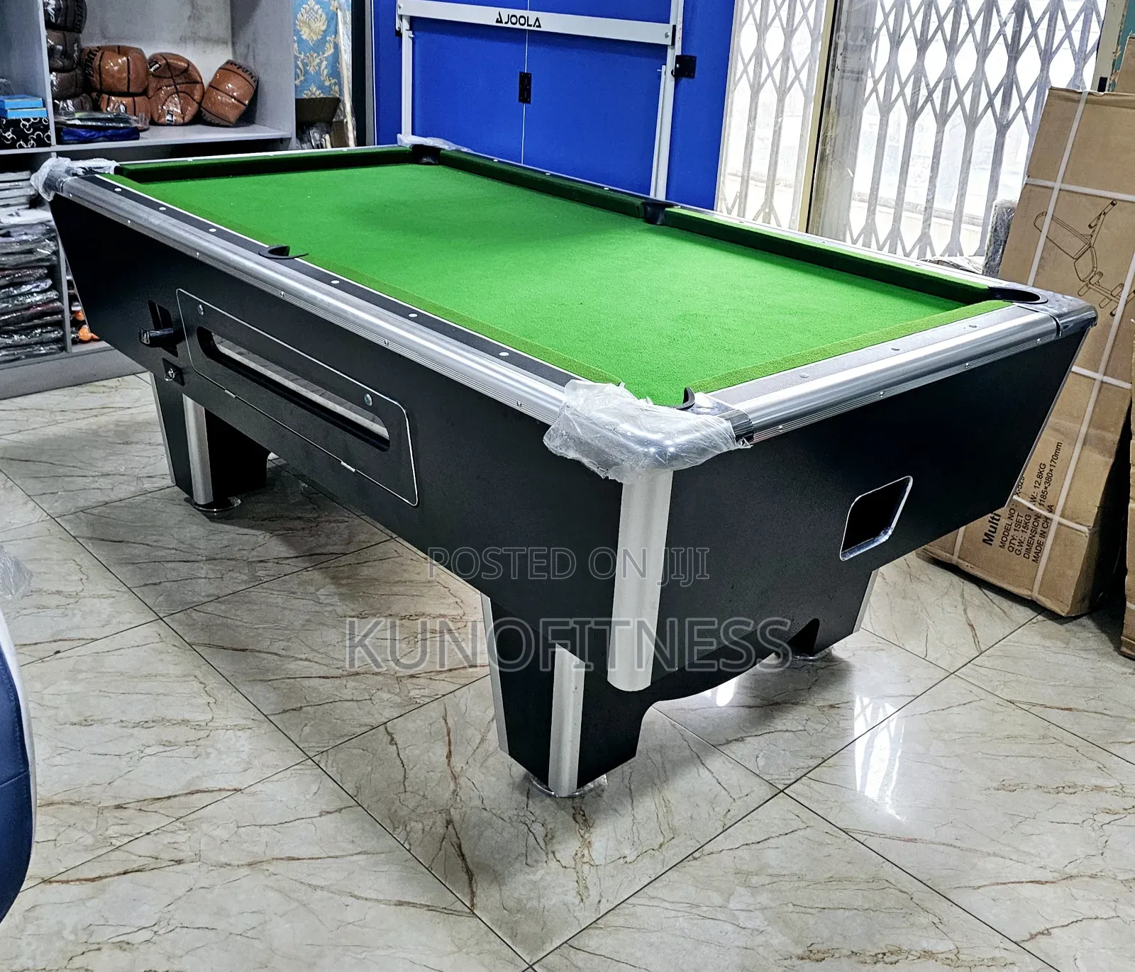 Premium British Marble Snooker Table – 7ft/8ft, Coin Operated