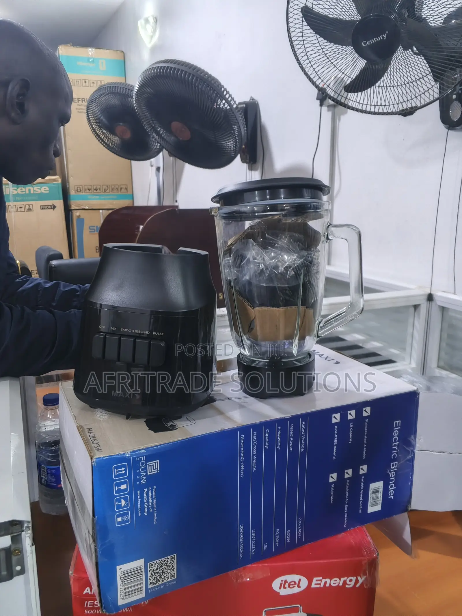 Maxi MJ-BL6013W 1.5L Family Size Blender