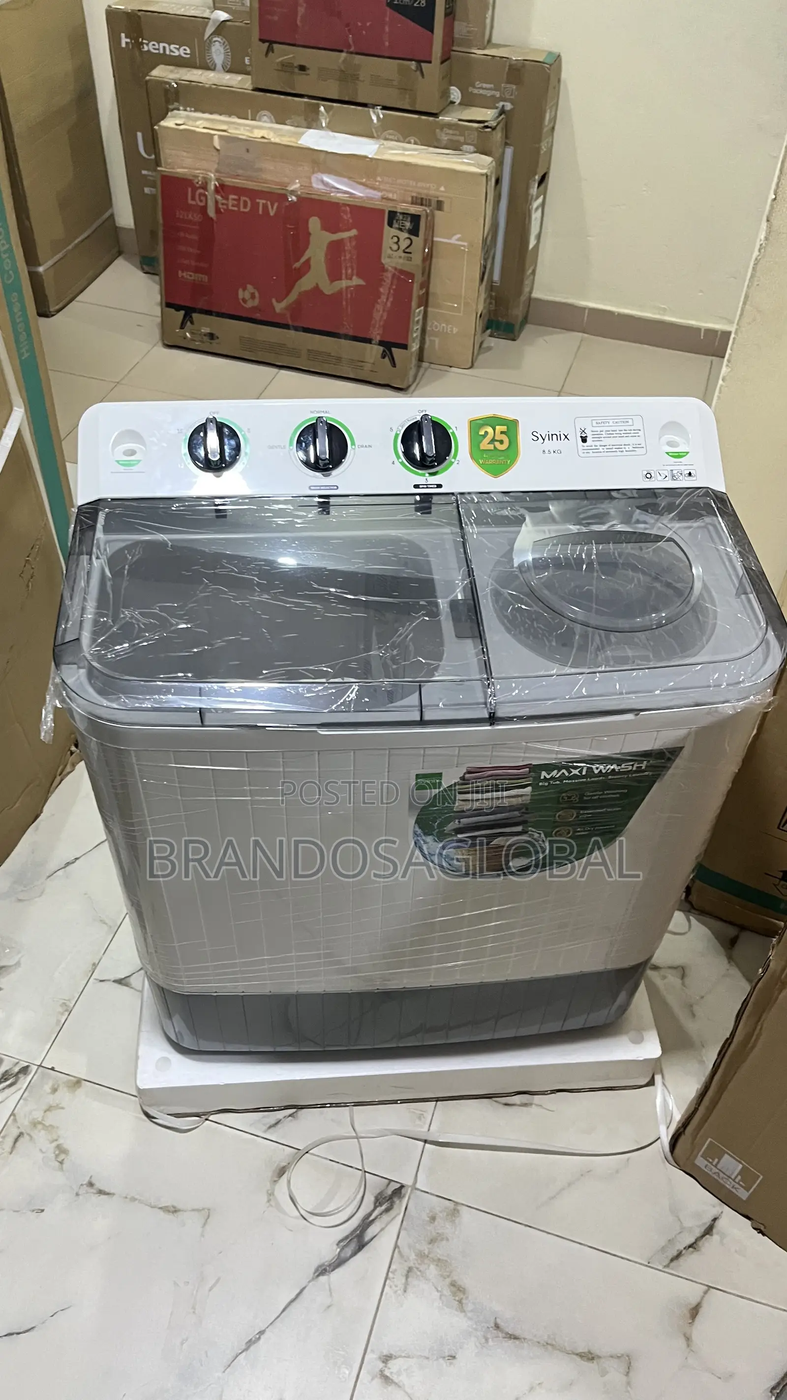 Synix E8WTMN Washer High Performance Twin Tub Machine