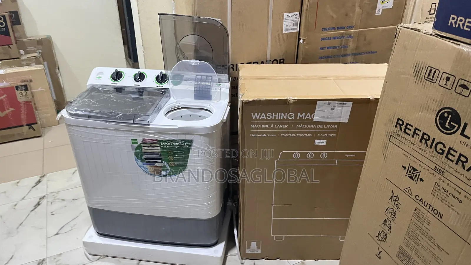 Synix E8WTMN Washer High Performance Twin Tub Machine