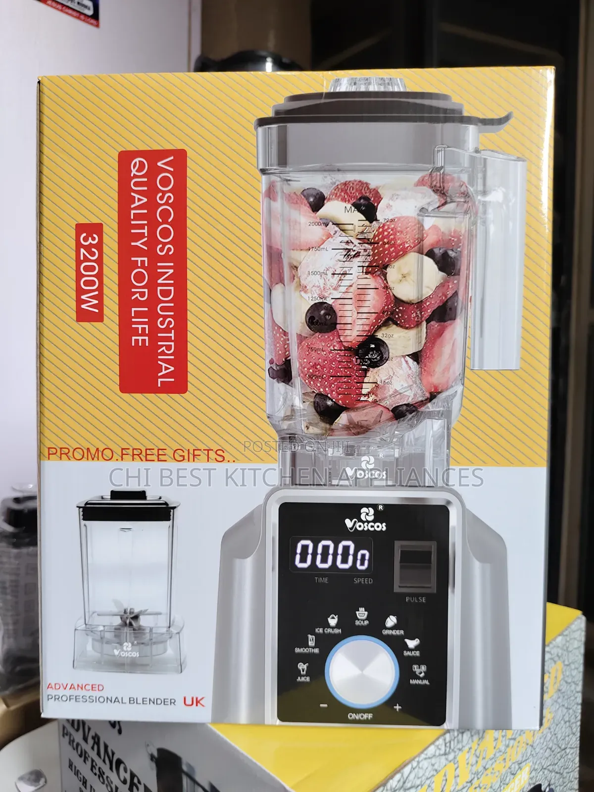 Voscos 3200 Watts Commercial Blender