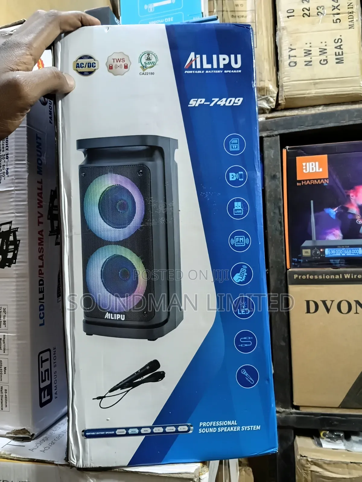 Ailipu Portable Rechargeable Bluetooth Speaker SP-7409