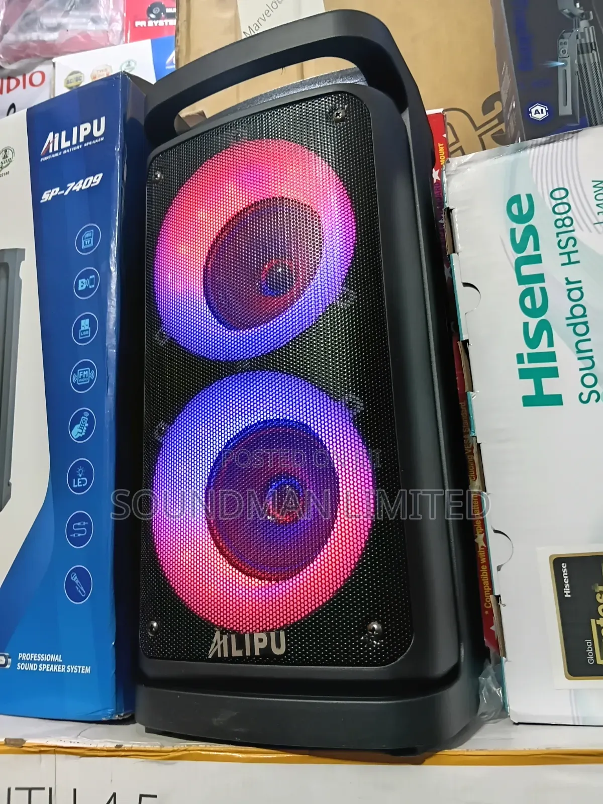 Ailipu Portable Rechargeable Bluetooth Speaker SP-7409