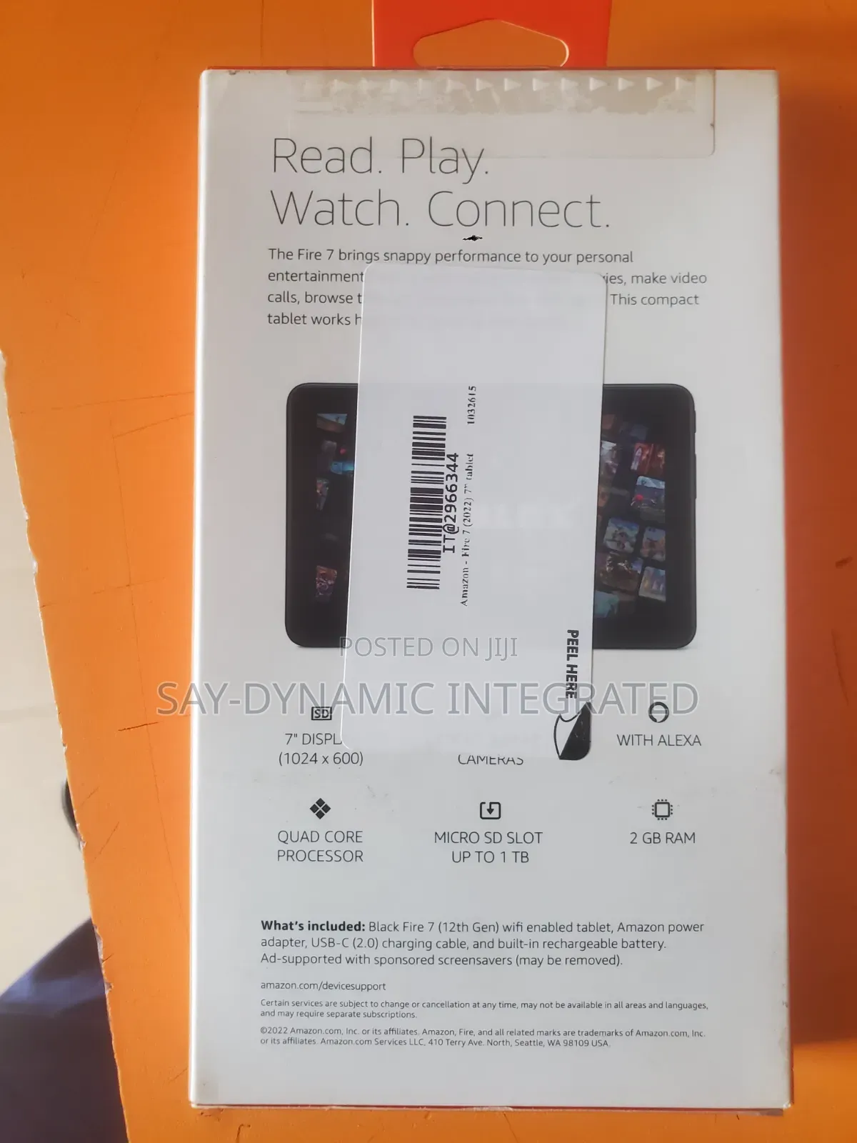 New Amazon Fire 7 32 GB Black