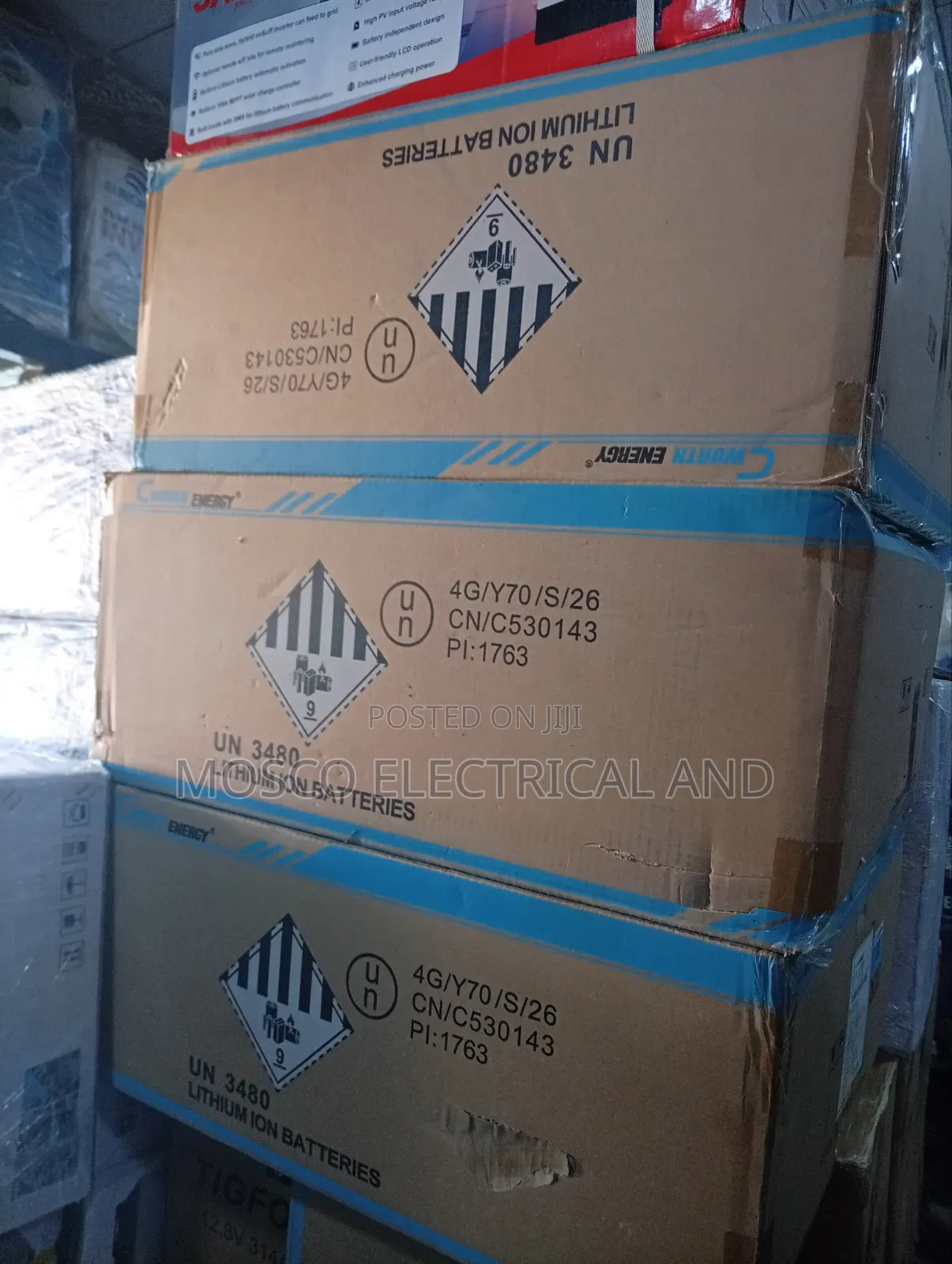 5kwh/51.2volts Cworth Lithium Ion Solar Batteries