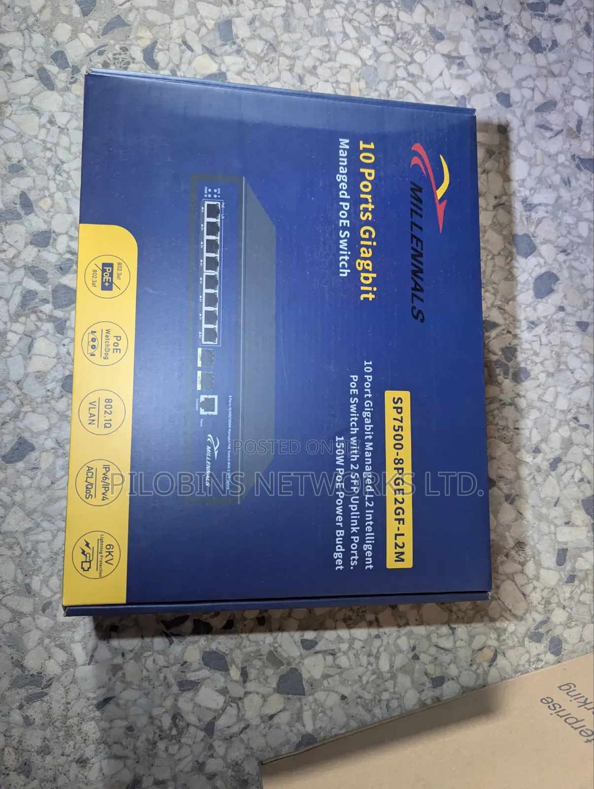 MILLENNALS 8 Ports Gigabits Managed PoE Switch