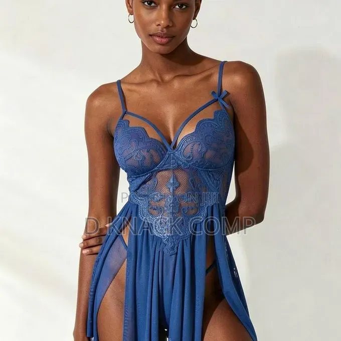 Blue-M-Xl Slim Fit Soft Breathable Intimate Lingerie Wear