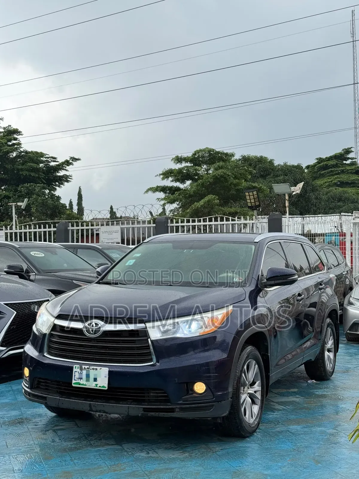 Toyota Highlander XLE 4dr SUV (3.5L 6cyl 6A) 2015 Blue