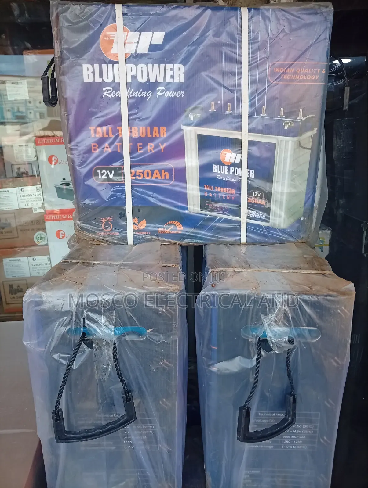 220ah/12volts Blue Power Tubular Batteries