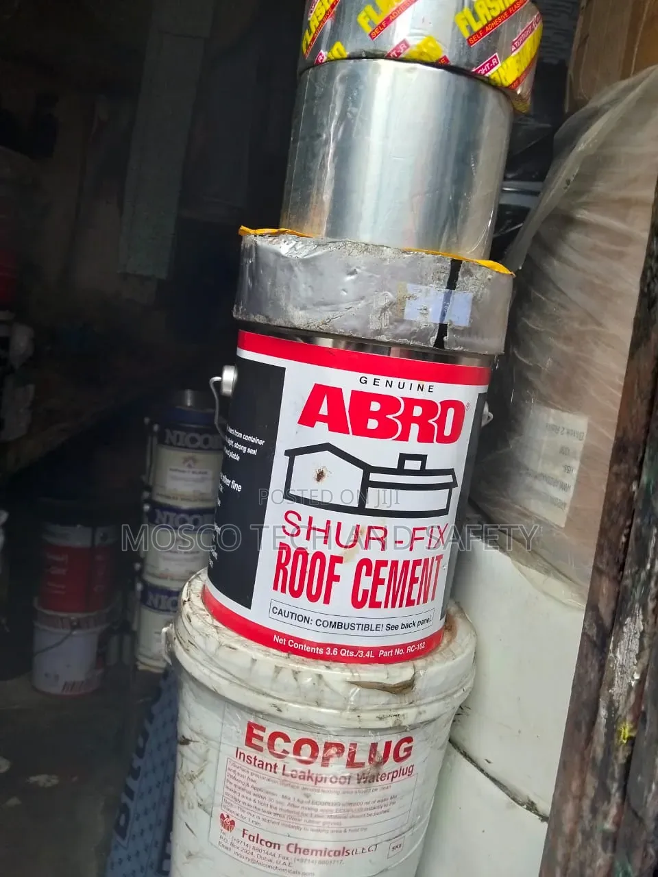 Abro Flexible Roof Repair Cement Compound
