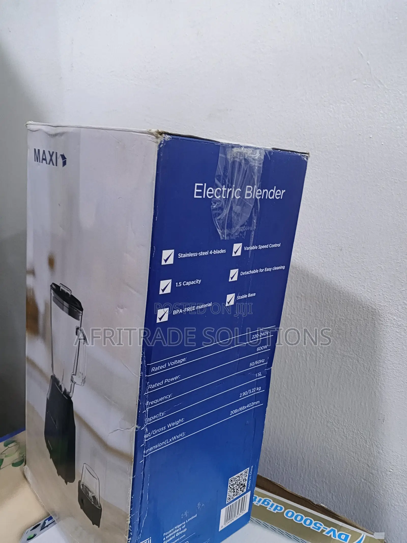 Maxi MJ-BL6013W Powerful Motor Blender