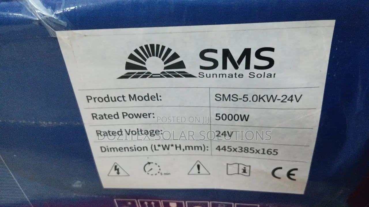 SMS 5kva/24v Solar Hybrid Inverter