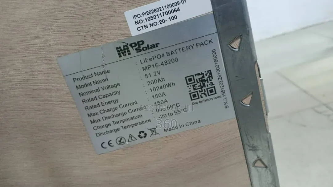 10kwh MPP Solar Lithium Ion Battery