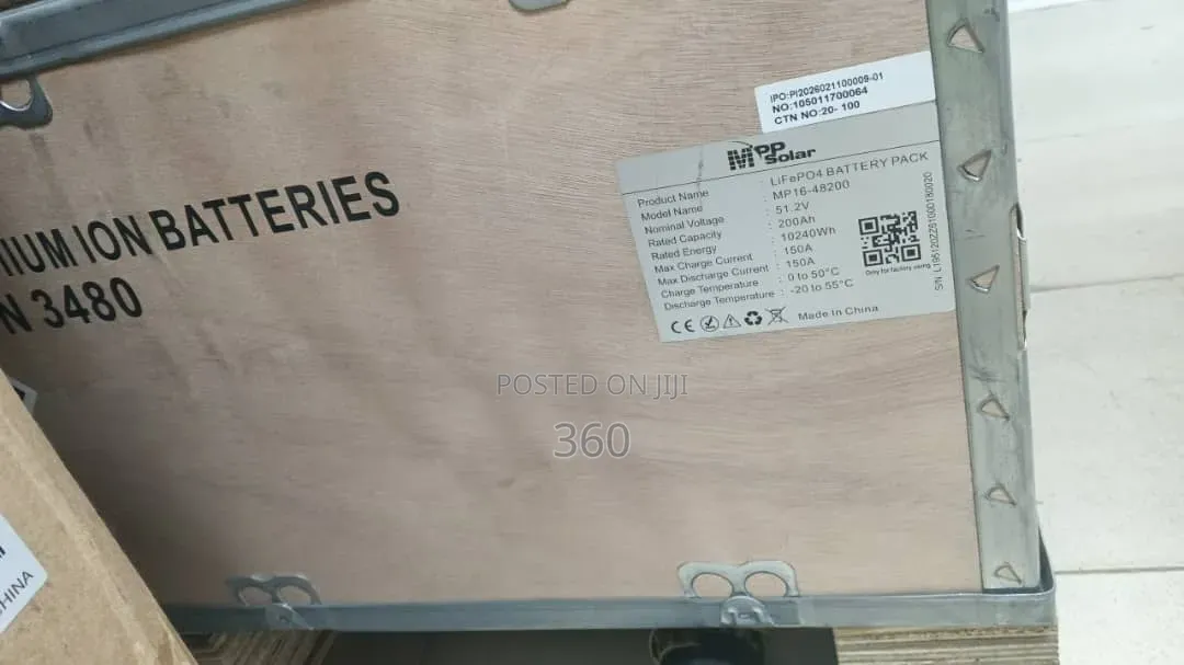 10kwh MPP Solar Lithium Ion Battery