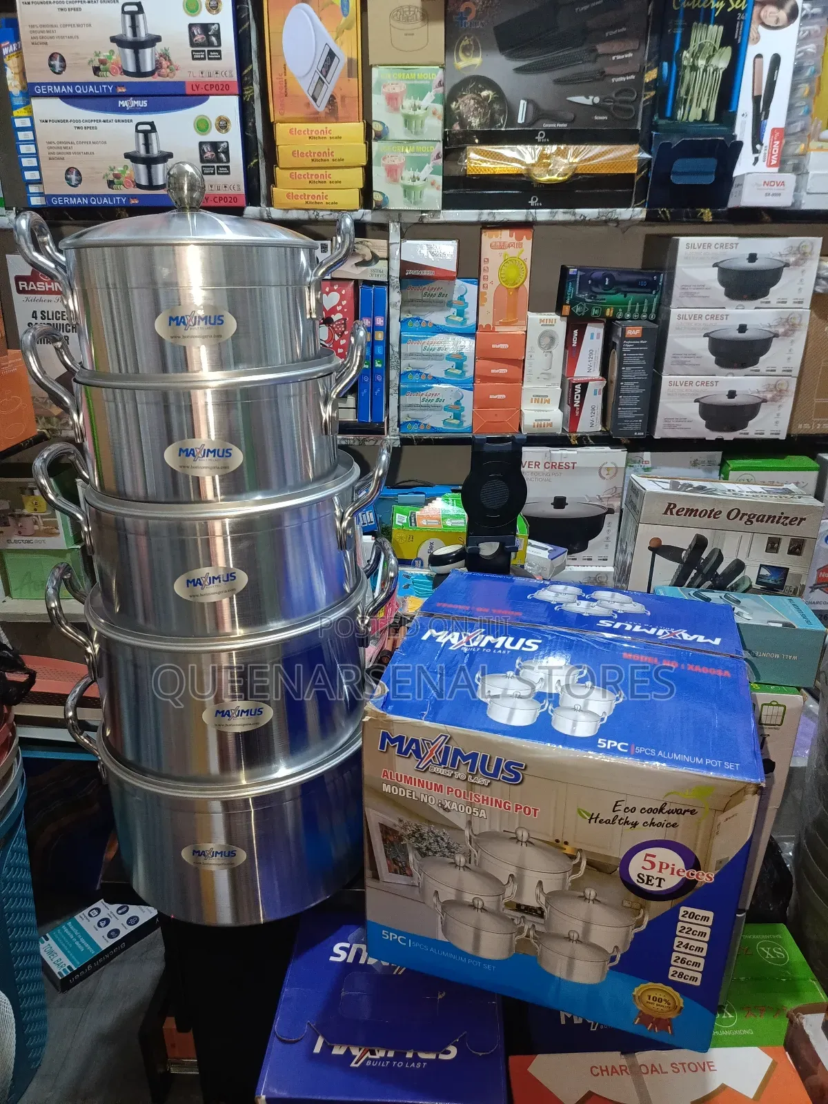 5pcs Aluminum Pots