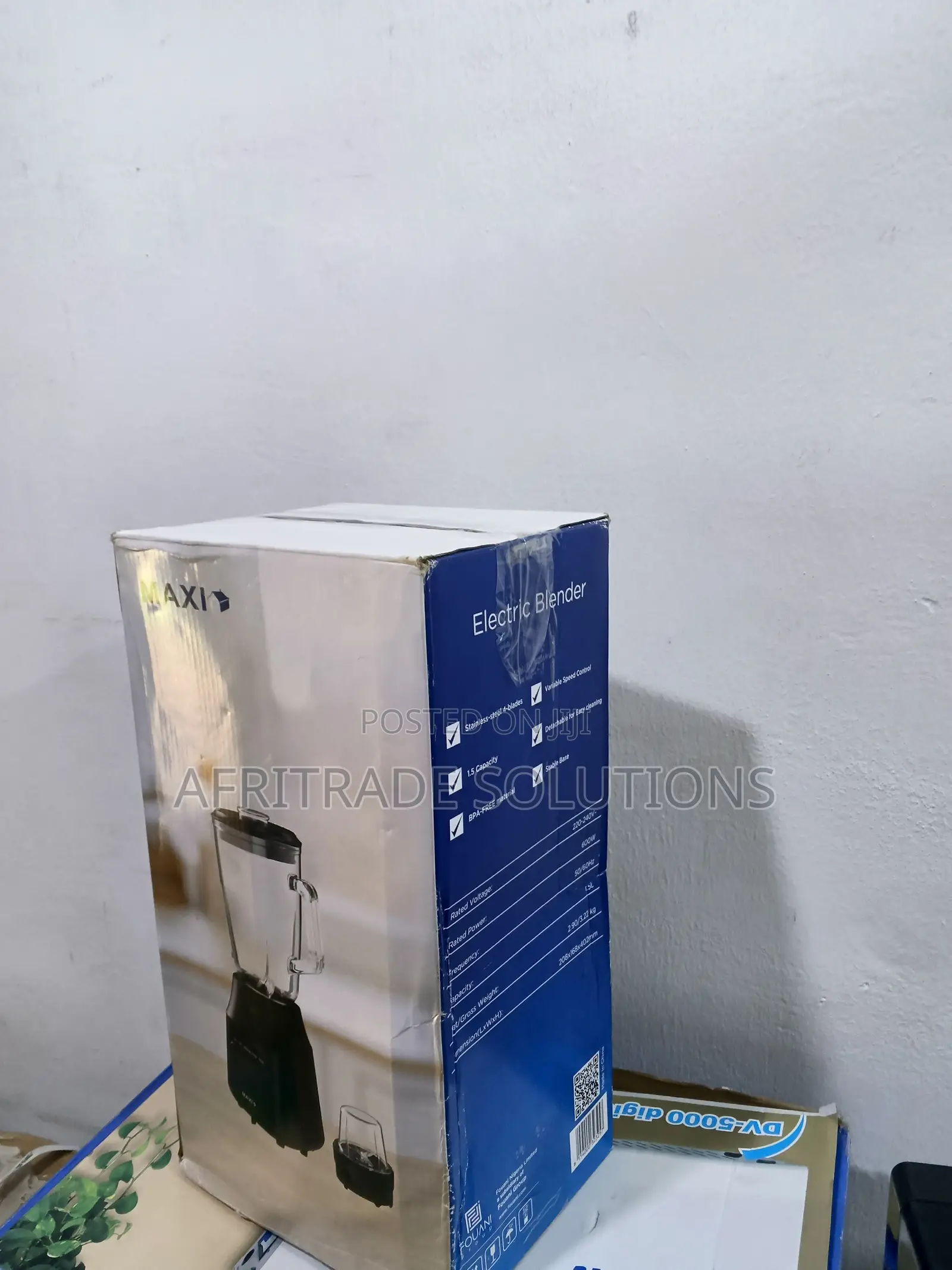 Maxi MJ-BL6013W Compact 1.5L Blender