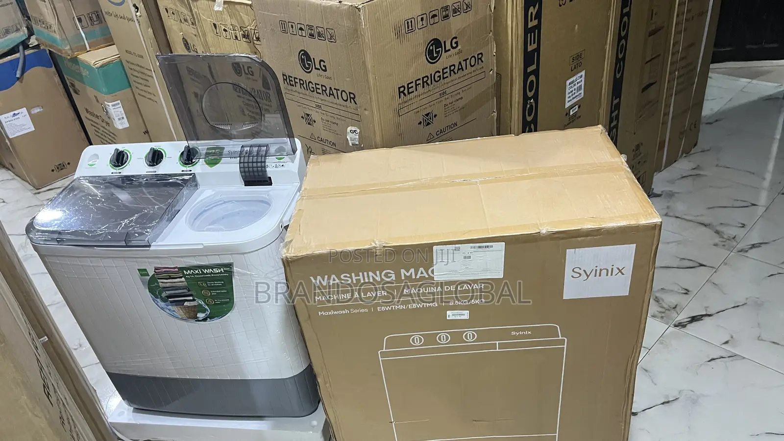Synix E8WTMG Washer Energy Efficient Laundry Machine