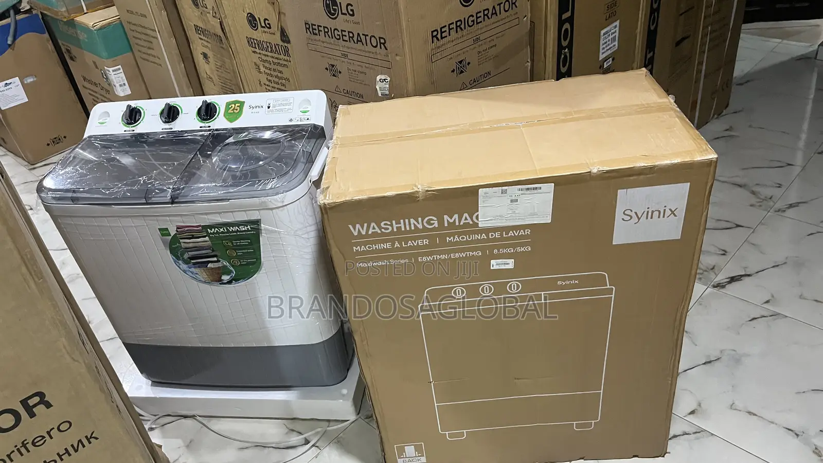 Synix 8.5KG Twin Tub Washing Machine Reliable Household Appliance