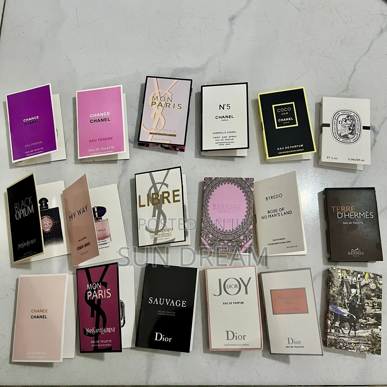 Versace Perfume Sample Mon Pairs Miss Dior Chanel Coco Dior Savage