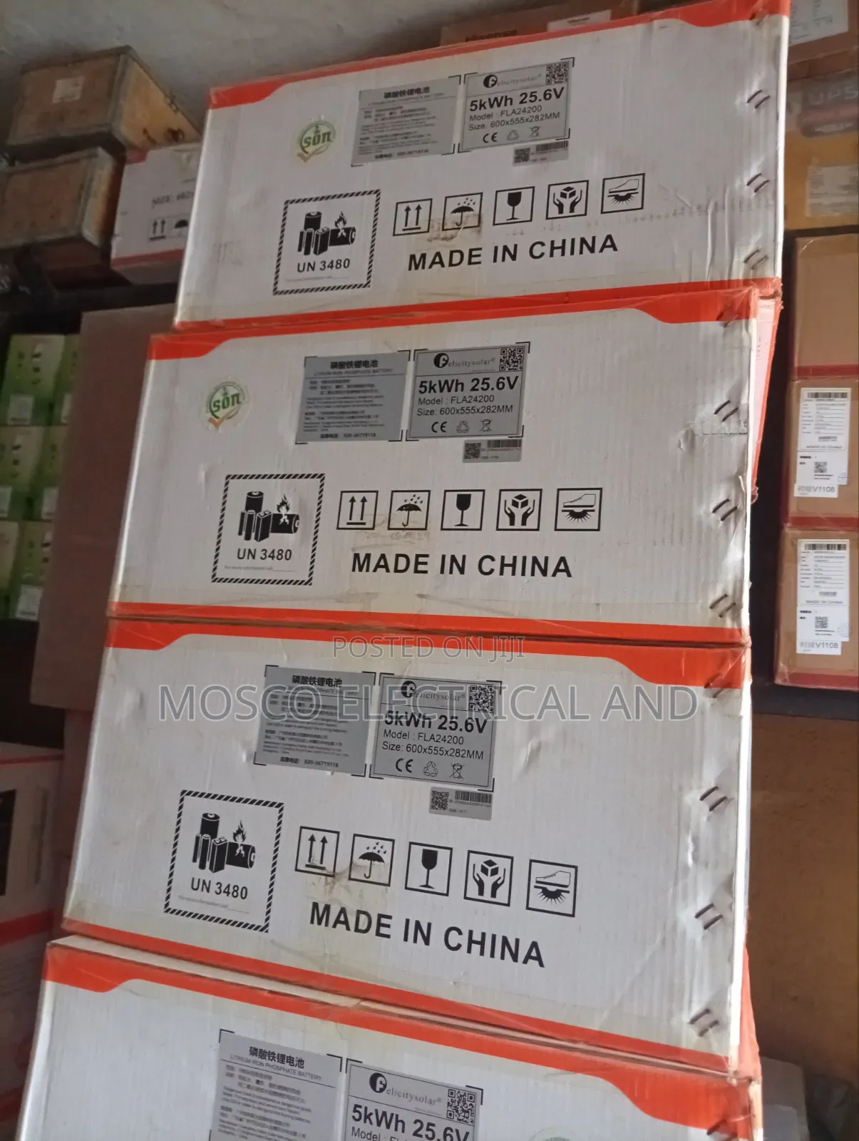 5kwh/25.2volts Felicity Lithium Ion Solar Batteries