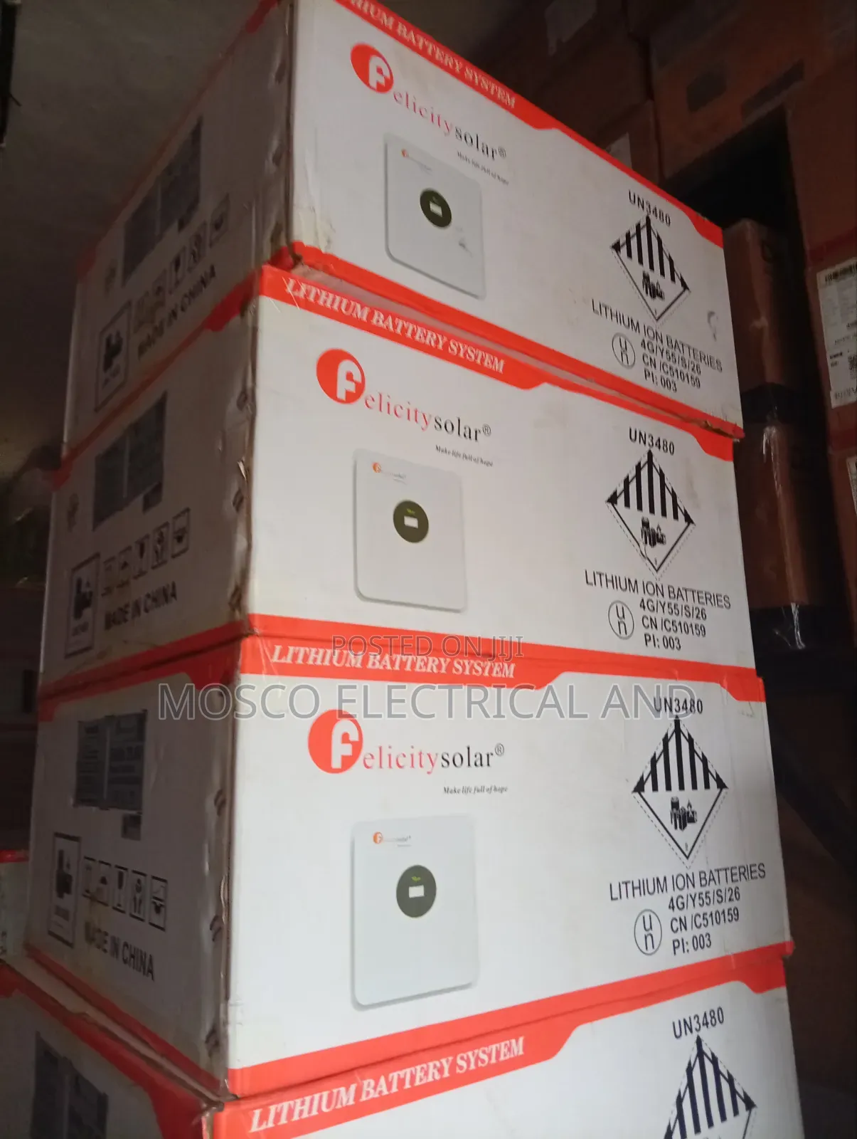 5kwh/25.2volts Felicity Lithium Ion Solar Batteries