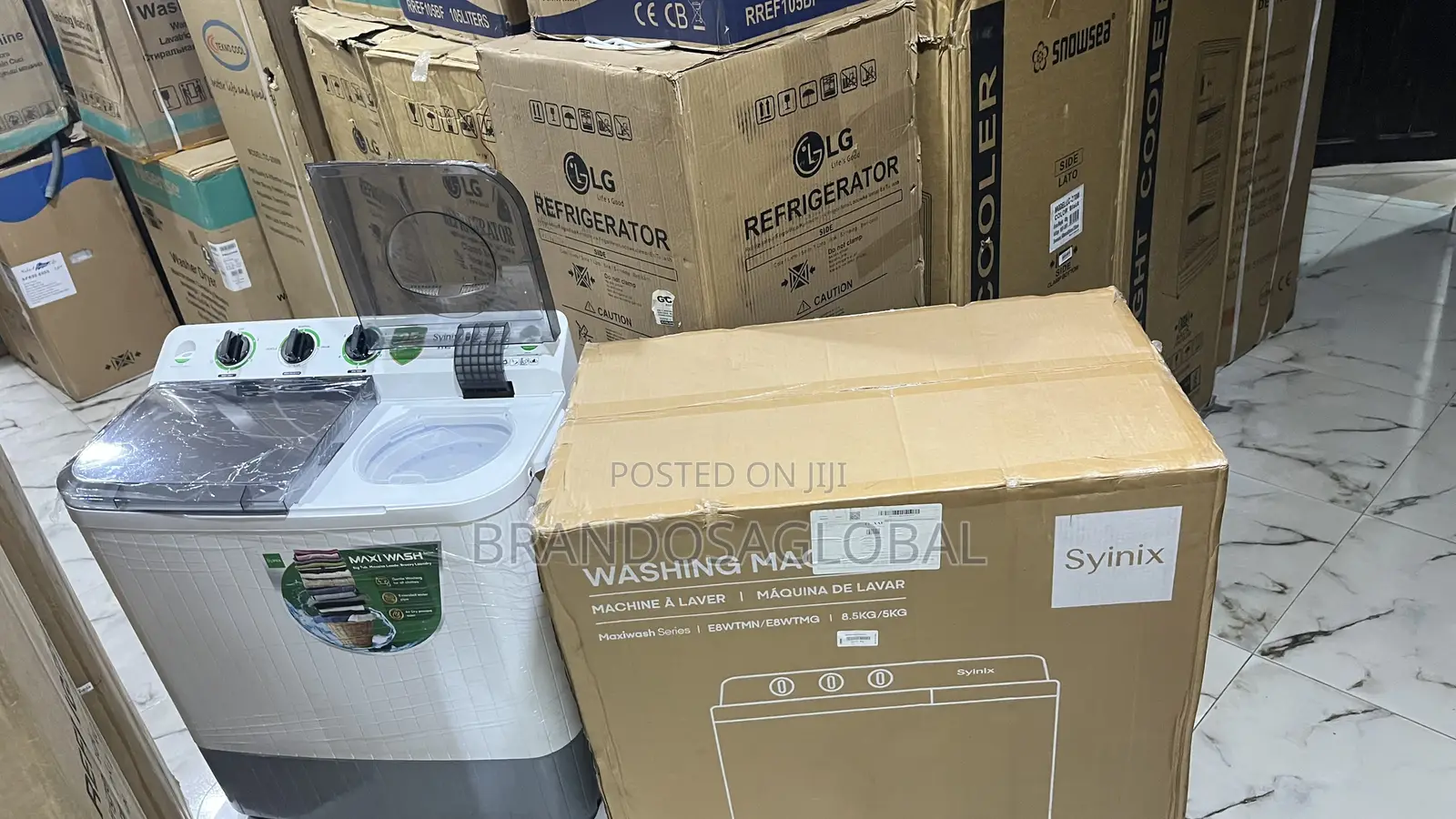 Synix 8.5KG Twin Tub Washer Durable Family Washing Machine
