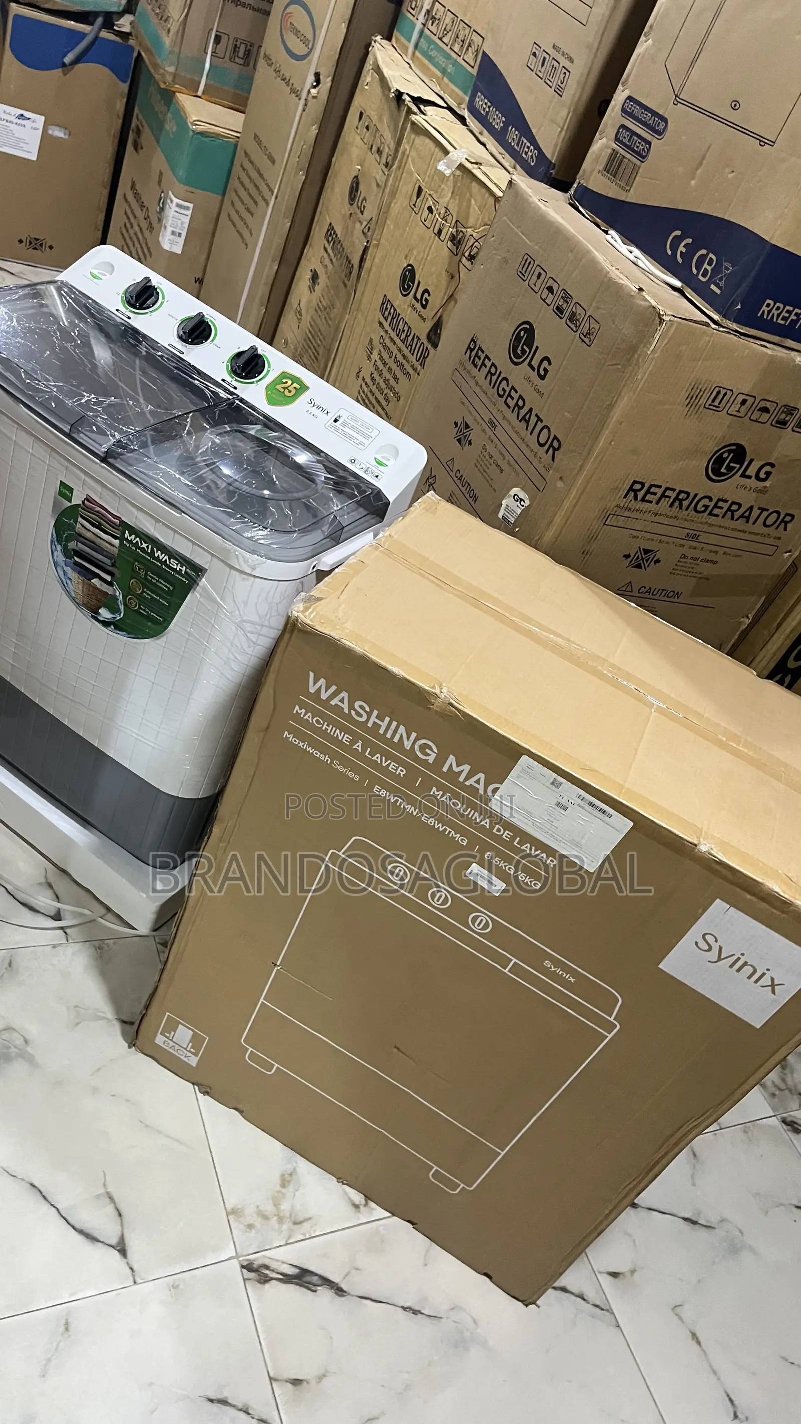Synix 8.5KG Twin Tub Washer High Quality Washing Machine