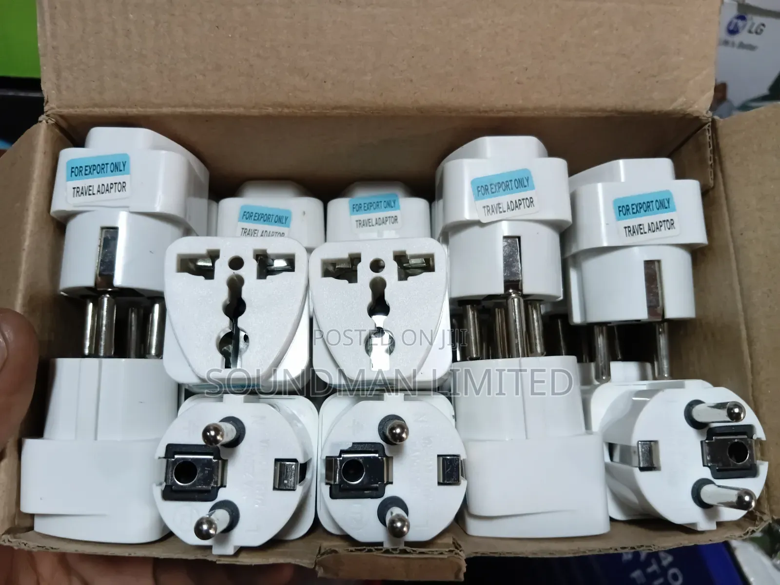 Portable 2 Pin Universal UK Plug Adapter Power Socket Travel Converter