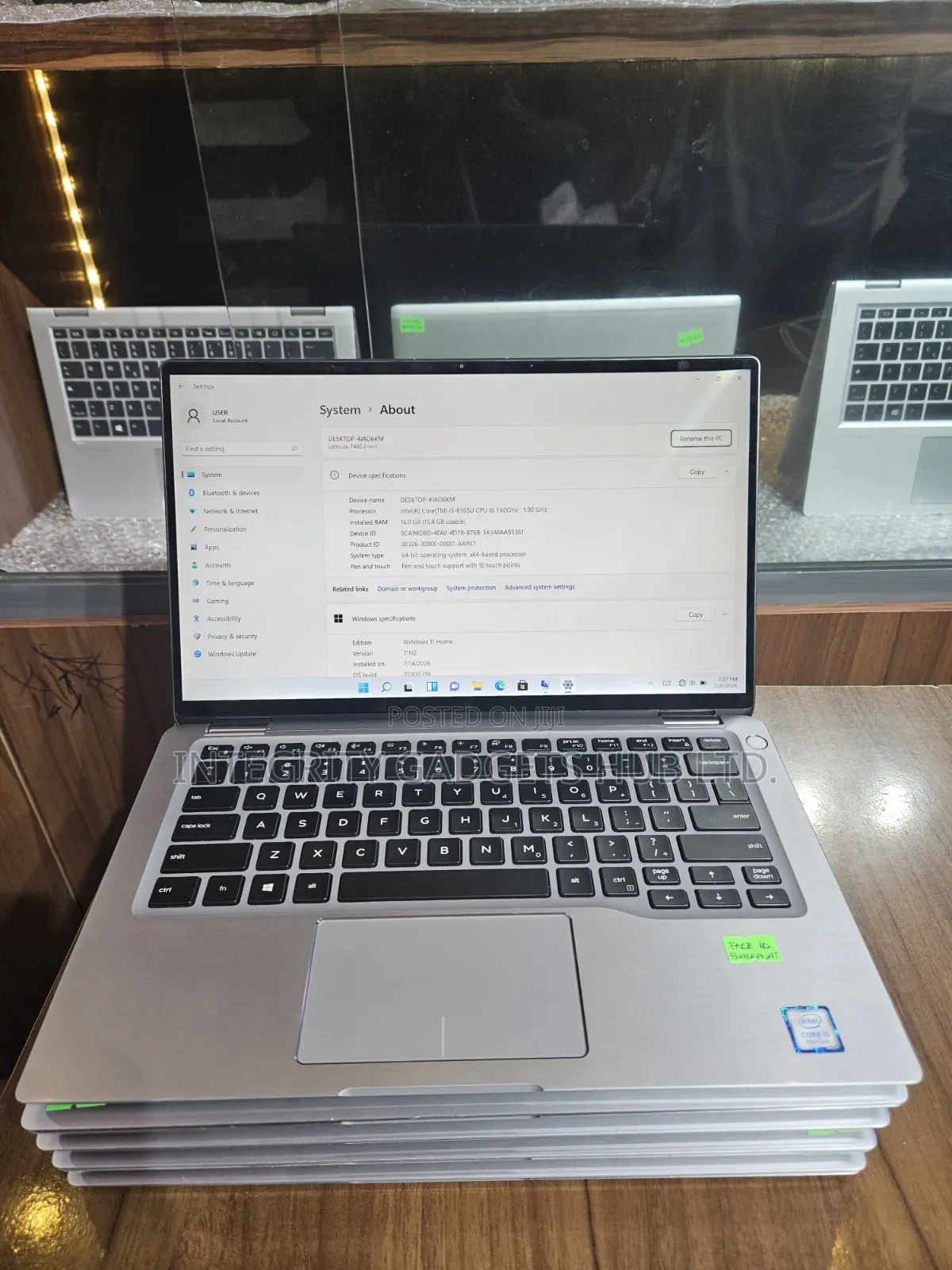 Laptop Dell Latitude 7400 16GB Intel Core i5 SSD 512GB