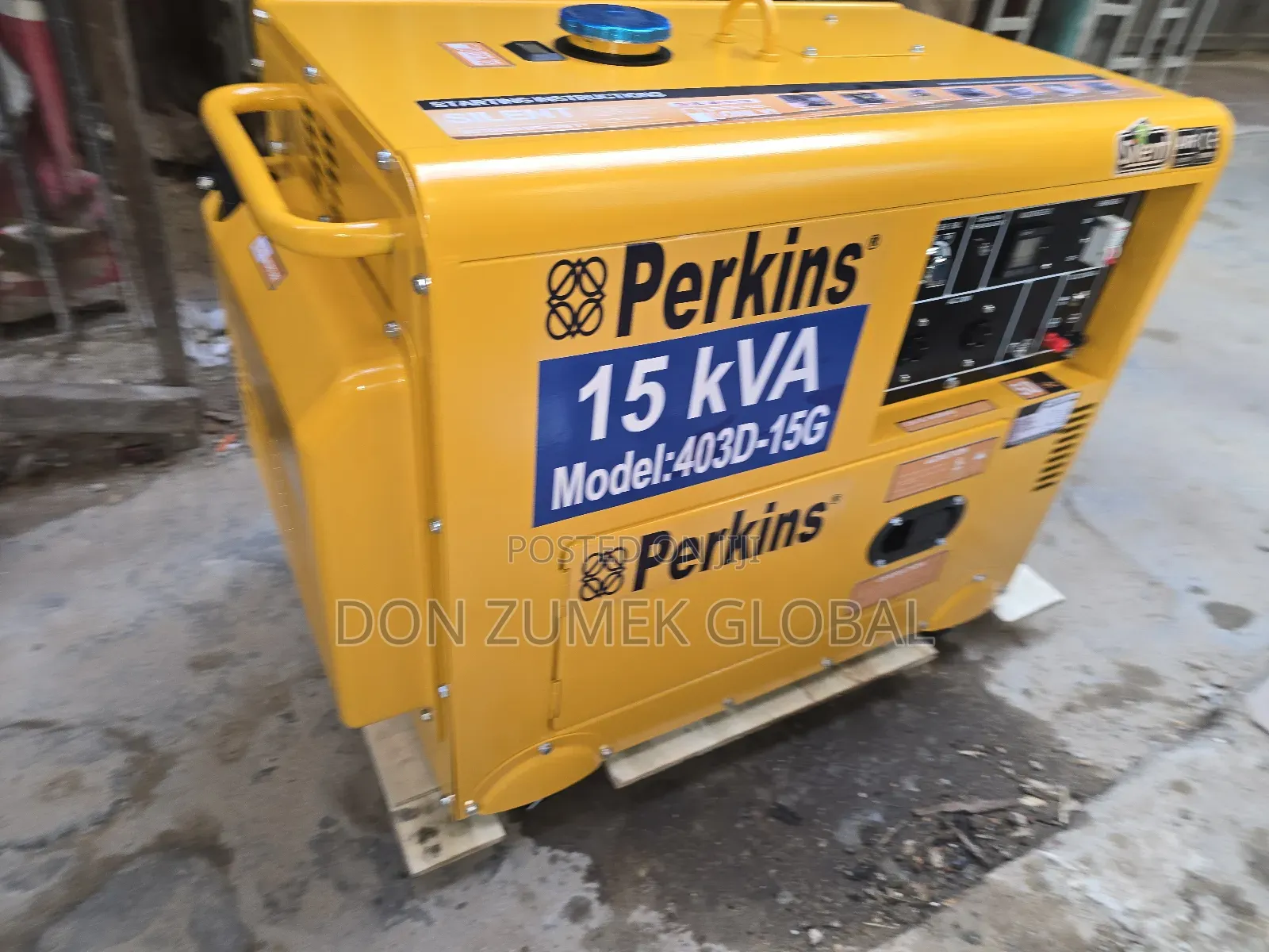 15kva Perkins Diesel Soundproof Generator