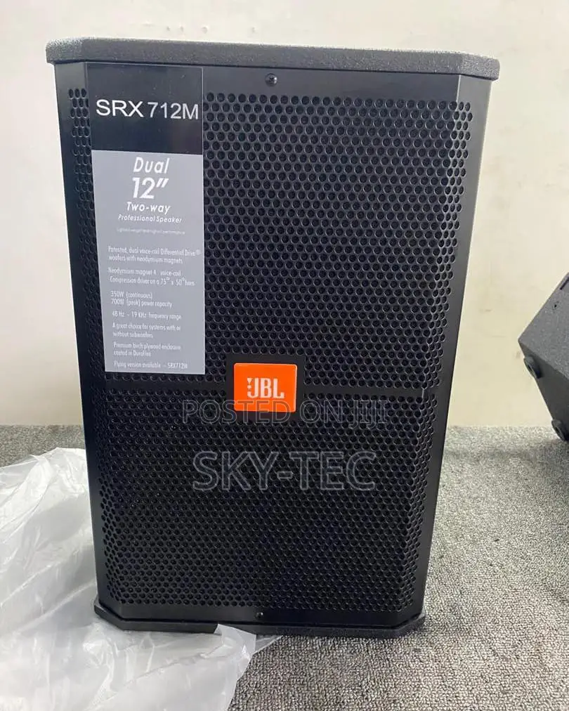 JBL 12inches One Pair of Srx712 Speaker Big Double Magnet 800watts
