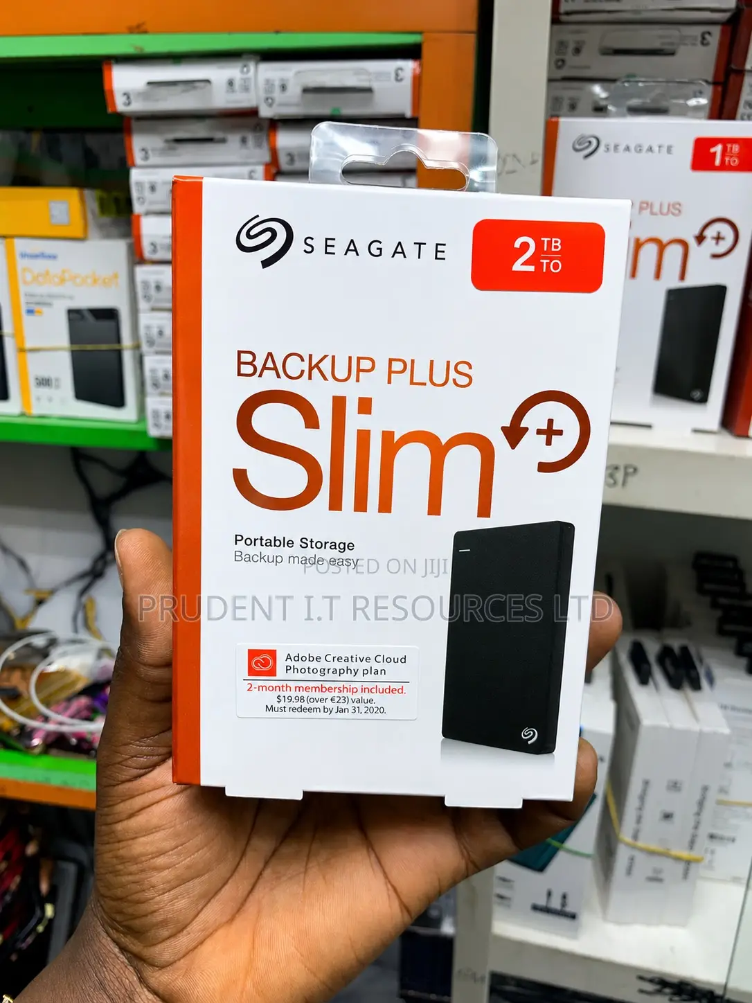 Seagate Backup Plus Slim 2TB Portable External Hard Drive
