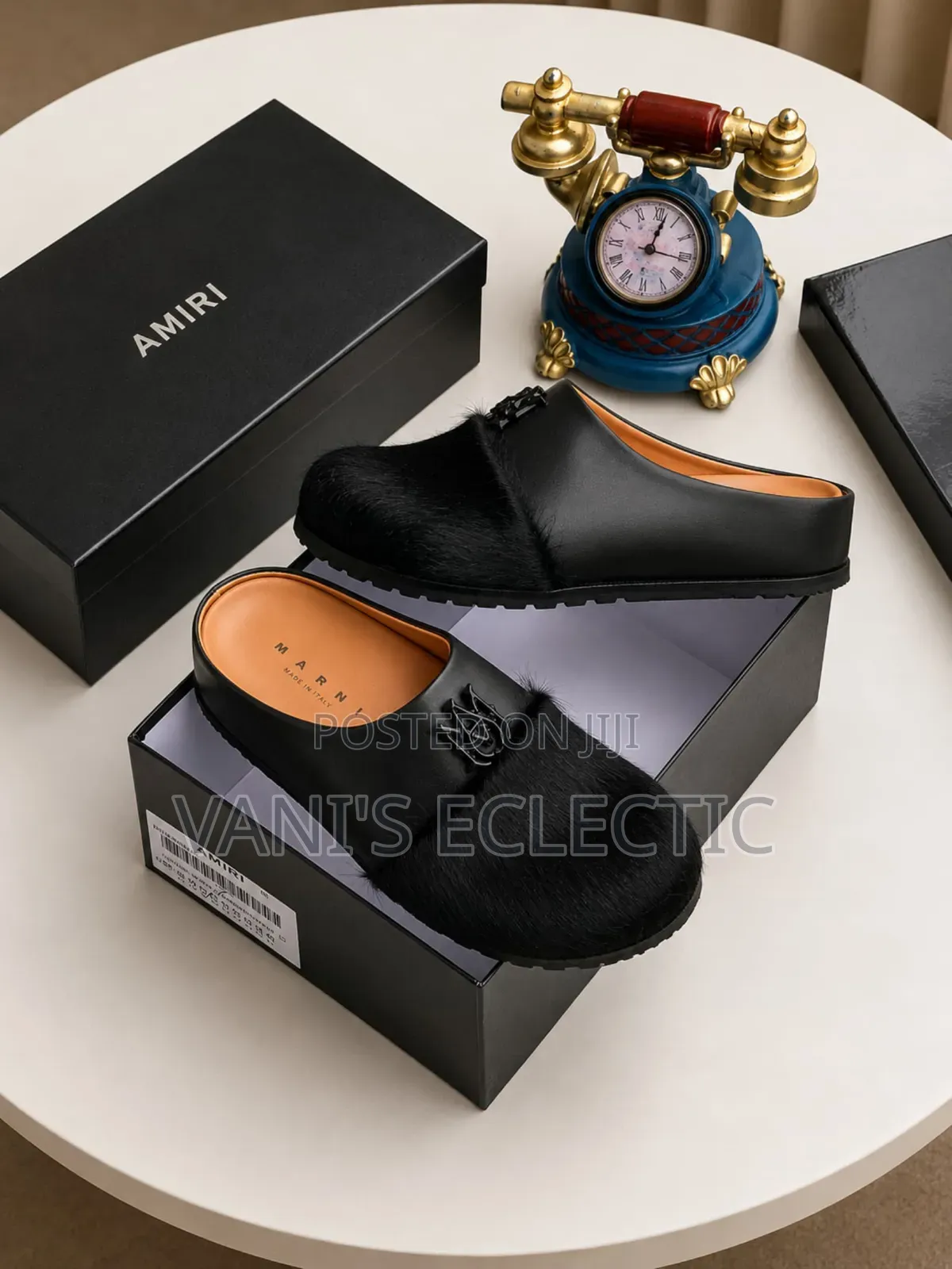 Amiri Luxury Fur Slip-on Mule