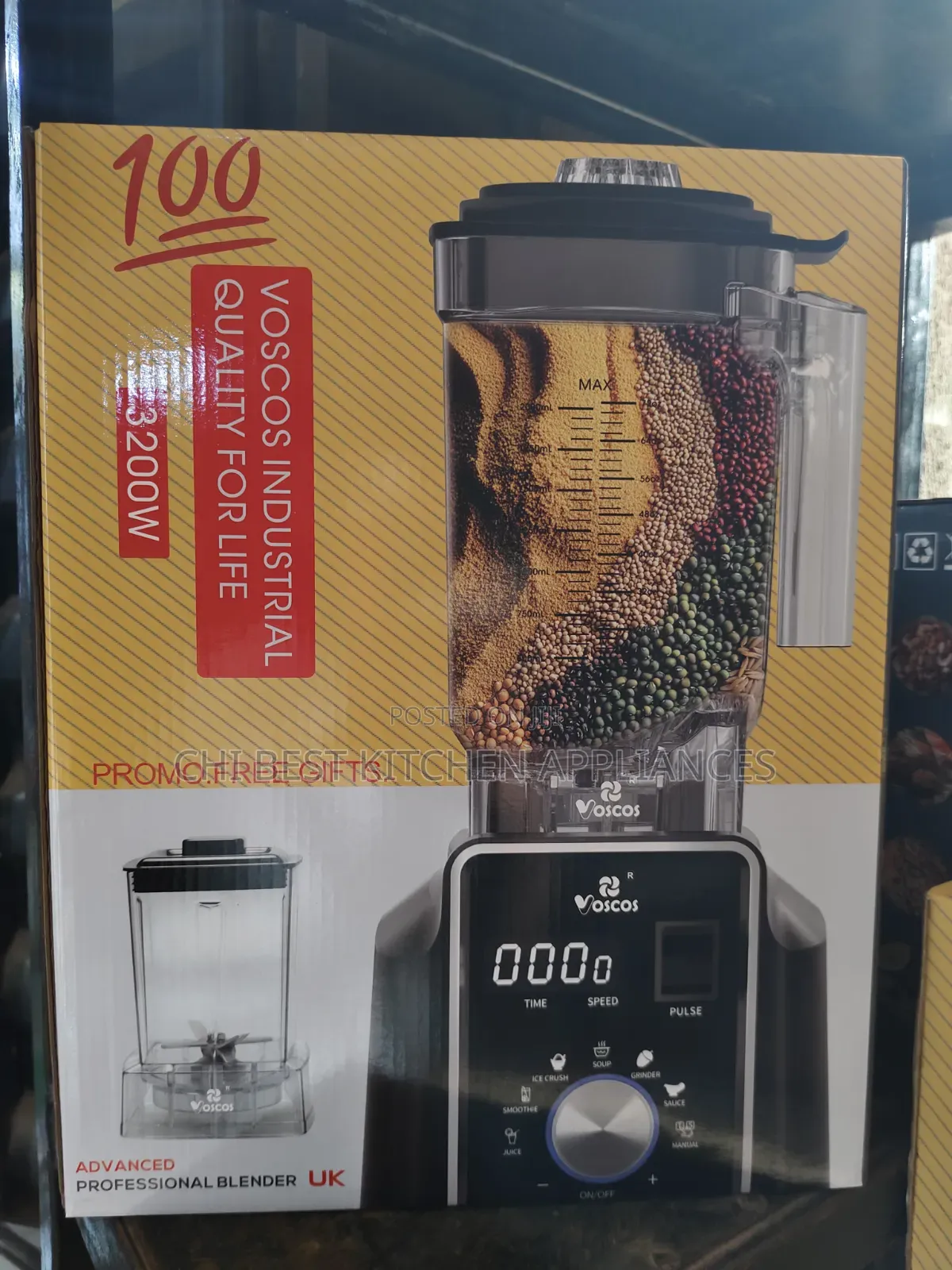 Voscos 3200 Watts Commercial Blender