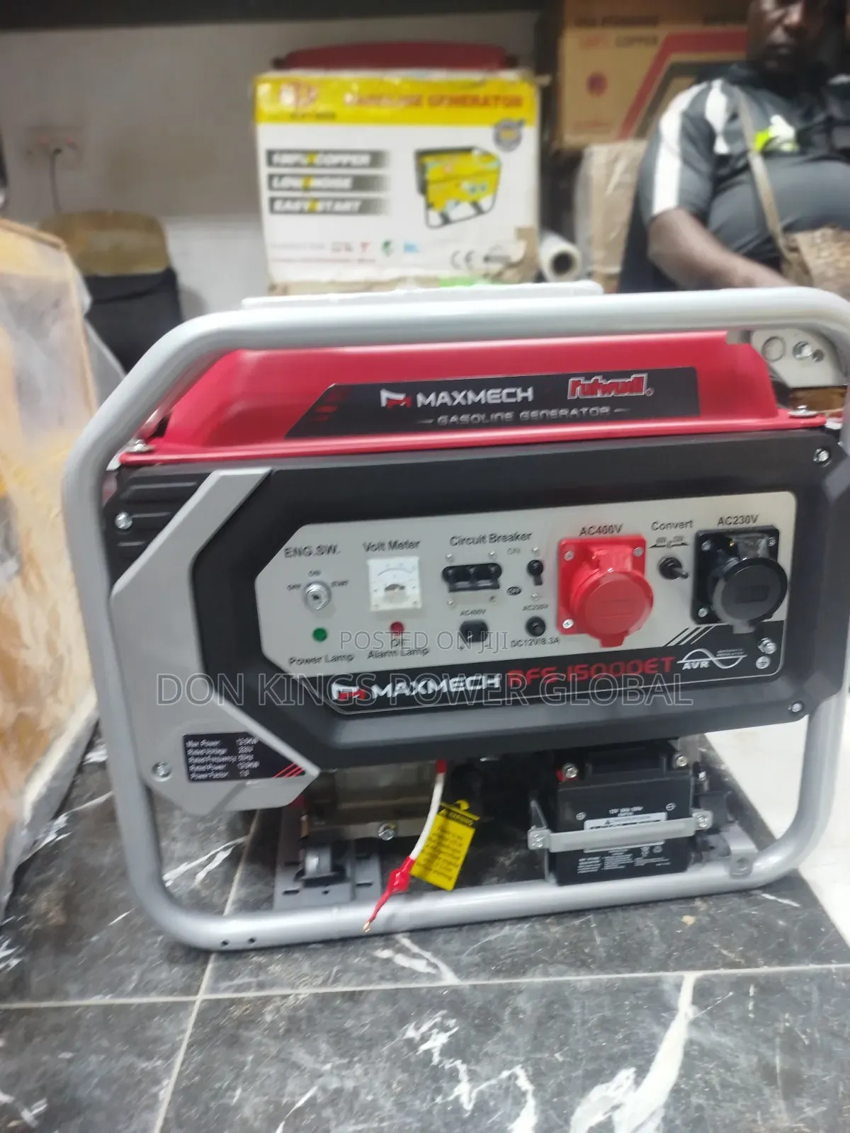 MAXMECH RFS 15000 ET 12.5KVA Double Face Generator
