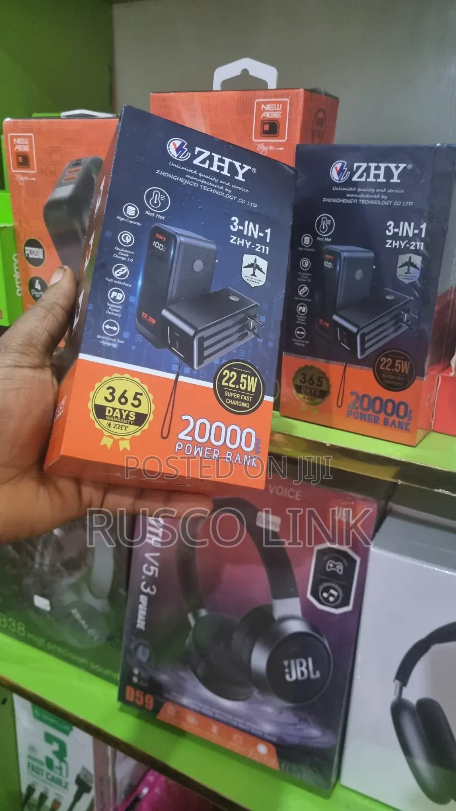 20,000mah Zhy Power Bank