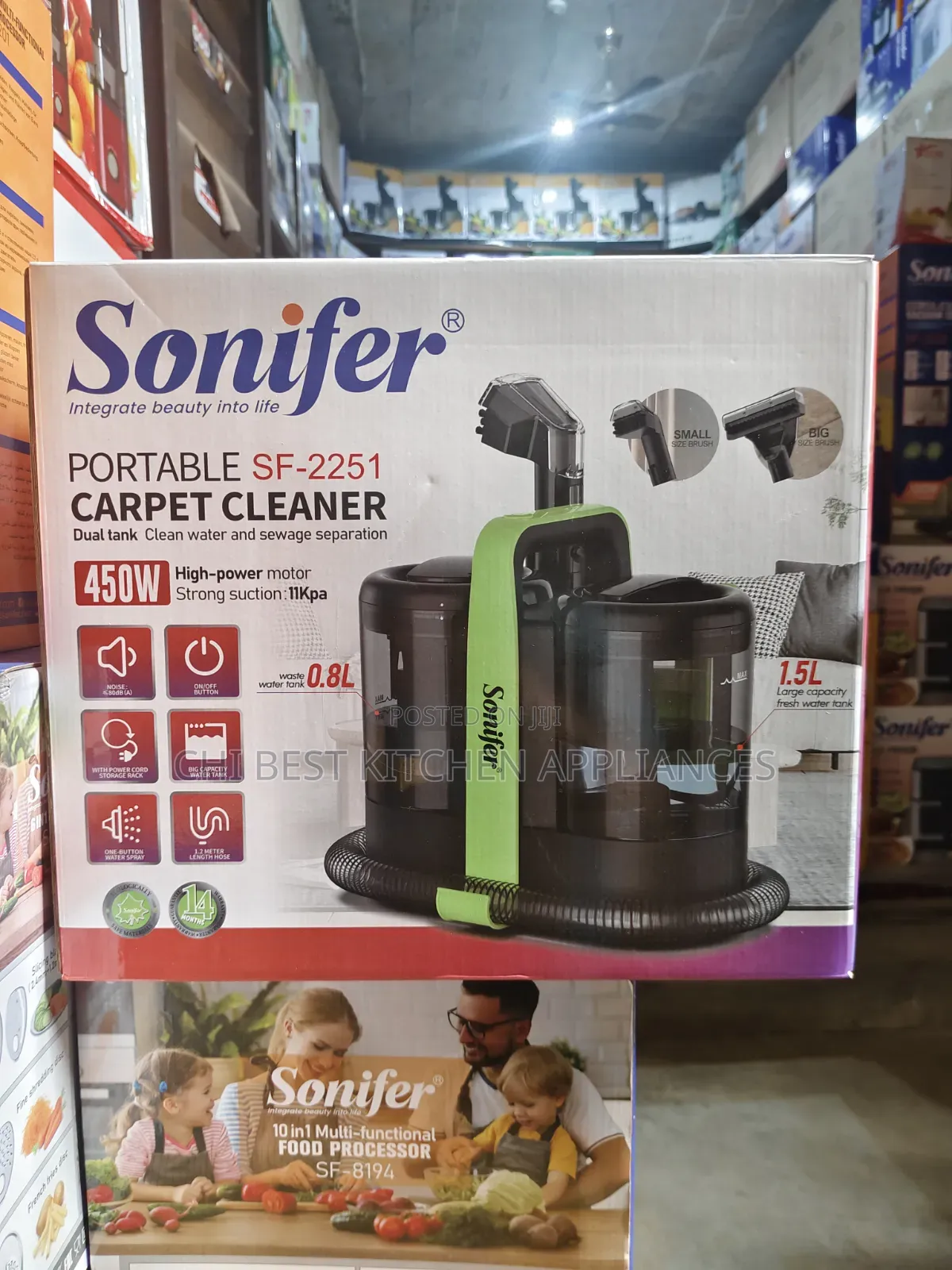 Sonifer Portable Carpet Cleaner