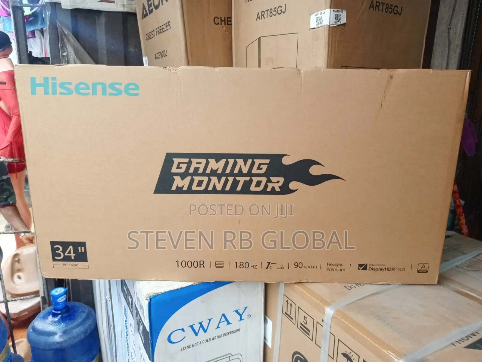 HISENSE 34" UltraWide Curved Gaming Monitor | MON34G6K-PRO