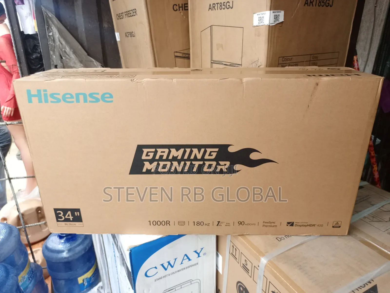HISENSE 34" UltraWide Curved Gaming Monitor | MON34G6K-PRO