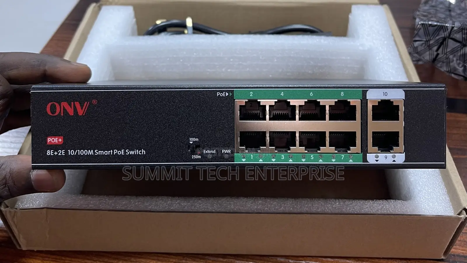 Onv 8 Port Poe Ethernet Switch H1108pls -Poe H108pl