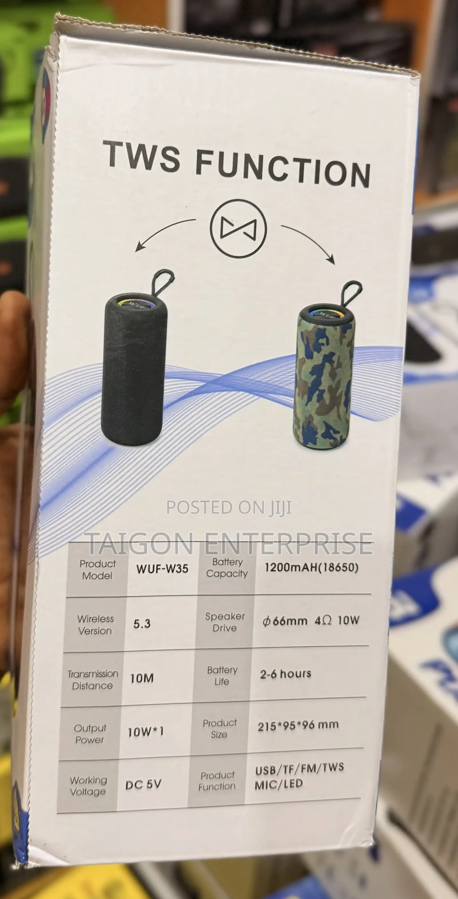 WUF -W35 Wireless Portable Bluetooth Speaker