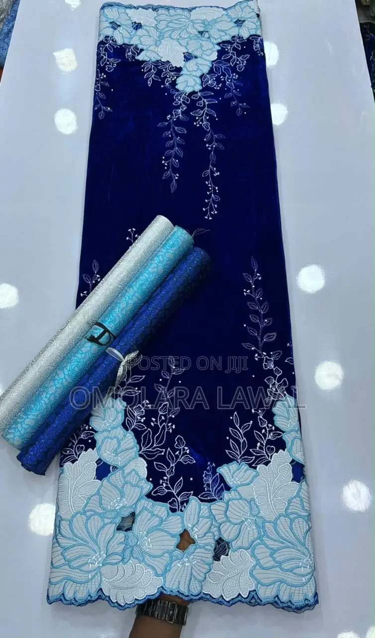 Luxury Embroidery Velvet Lace