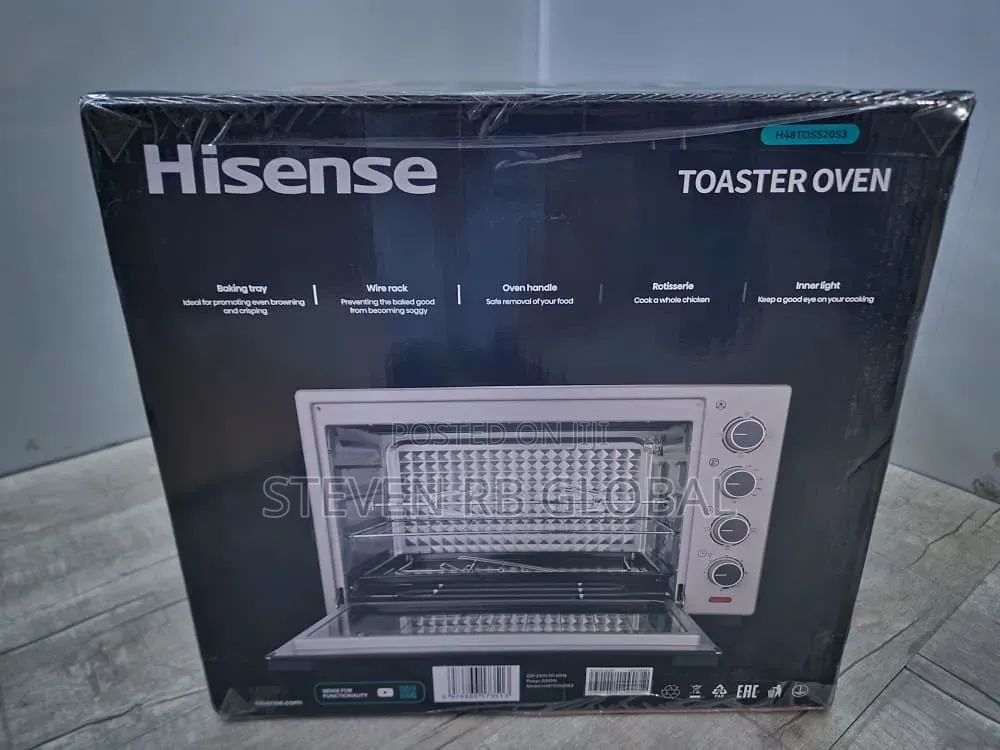 HISENSE 48L XL Toaster Oven With Rotisserie Convection | H48TOSS2053