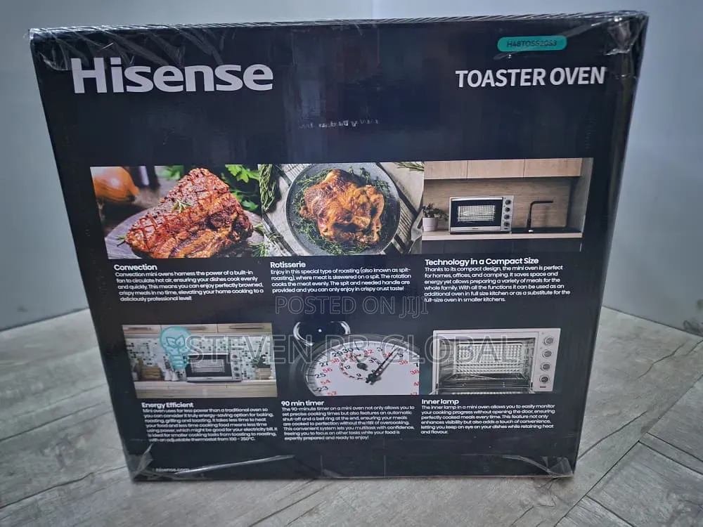 HISENSE 48L XL Toaster Oven With Rotisserie Convection | H48TOSS2053