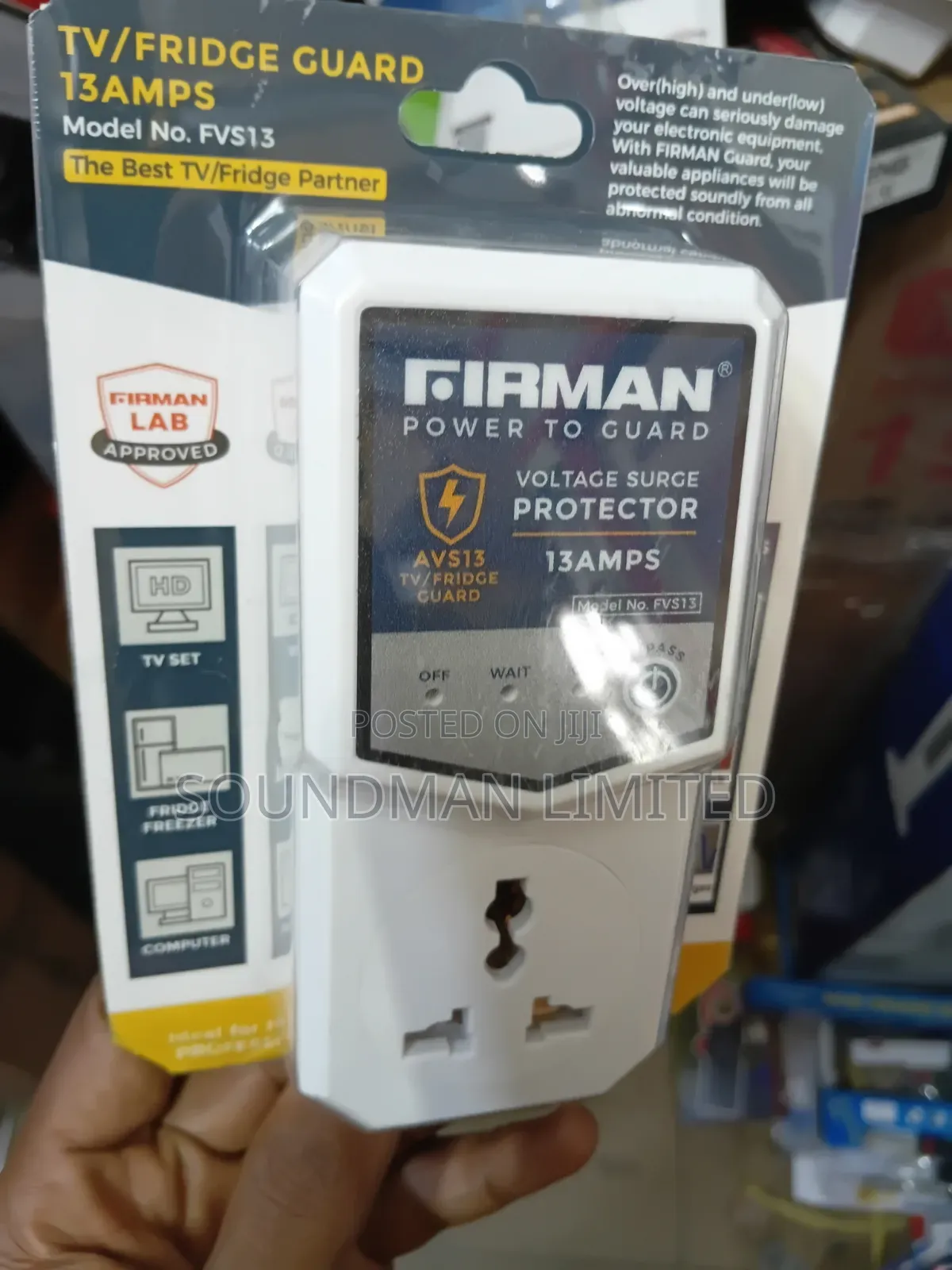 FIRMAN TV/FRIGDE Guard AVS 13 Voltage Surge Protector
