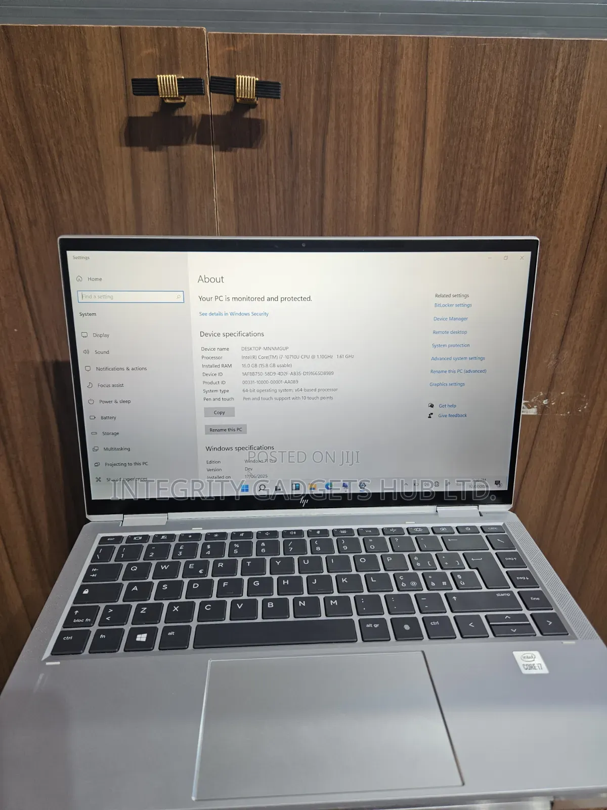 Laptop HP EliteBook x360 1040 G7 16GB Intel Core i7 SSD 512GB