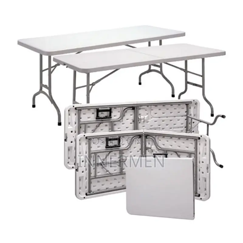 6FT Heavy-Duty Foldable Plastic Table