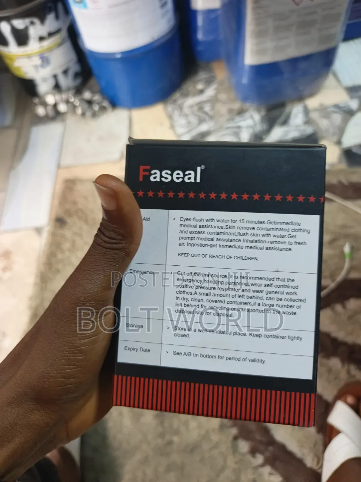 Faseal Epoxy Stell Putty