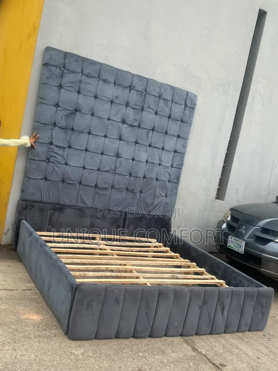 Top Quality 6 by 6 High Headboard Bedframe
